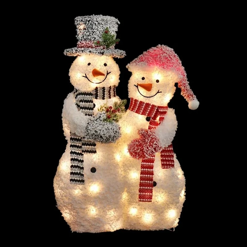 100cm Frosty Snow Couple