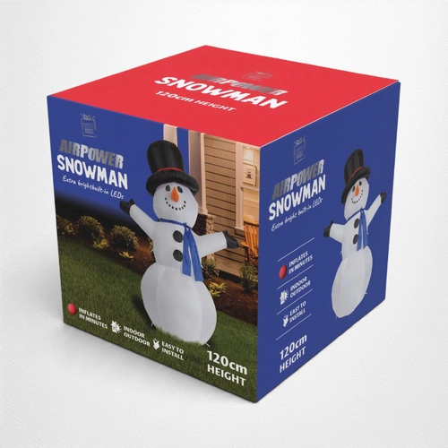 120cm Inflatable Snowman