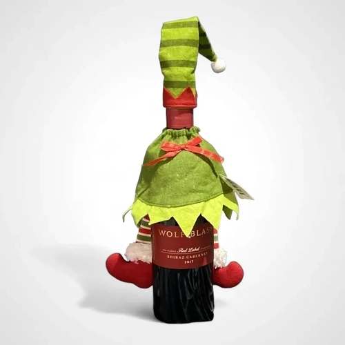 Elf Wine Bottle Cover