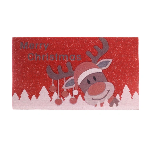 Christmas Doormat (B) Reindeer Head 