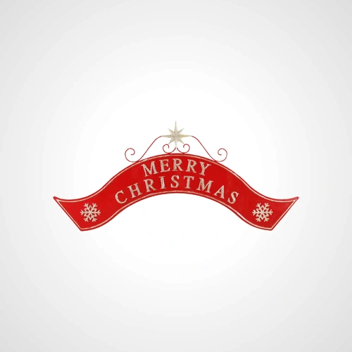 Metal Merry Christmas Arch Sign - PREORDER