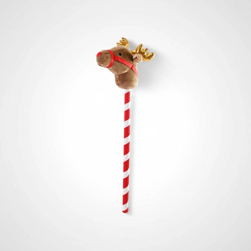 Christmas Riding Gold Reindeer Stick 