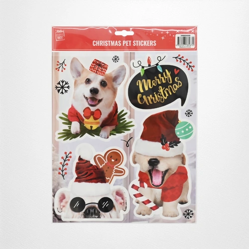 Funky Christmas Pet Stickers B
