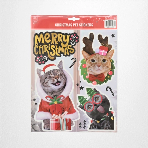 Funky Christmas Pet Stickers D