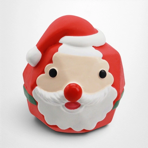 Christmas Santa Pet Grunter Ball - 10cm
