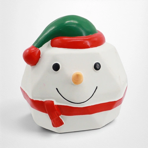 Christmas Snowman Pet Grunter Ball - 10cm