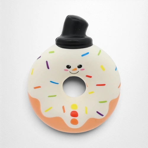 Snowman Doughnut Squishy Stress Toy