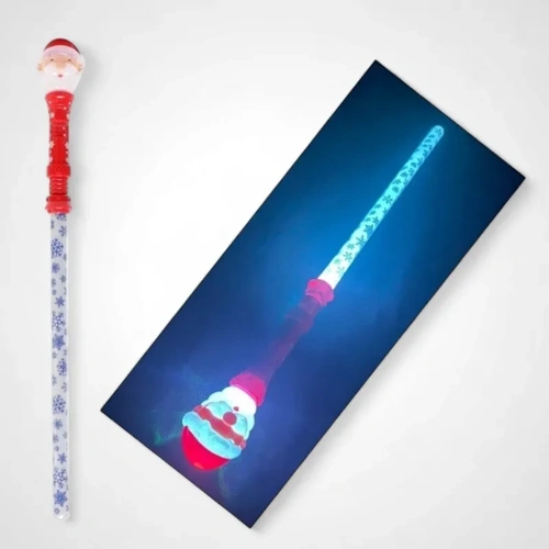 LED Santa Laser Flashing Wand 76cm