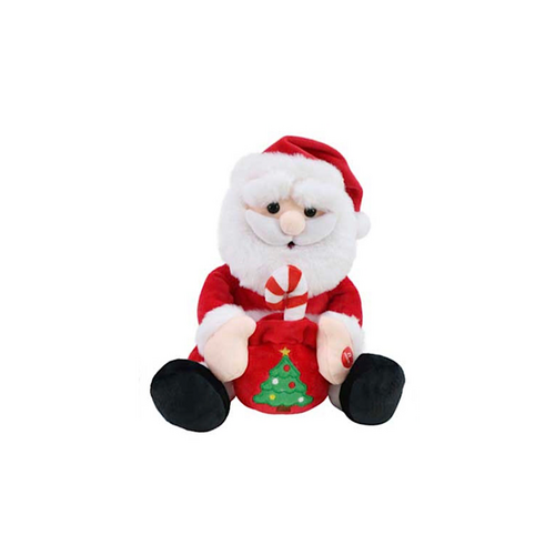 Musical Santa with Moving Eyebrows 28cm