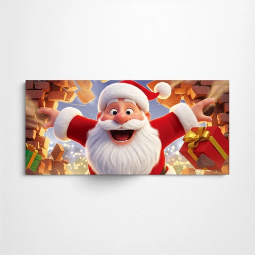 Santa Christmas Garage Door Banner  