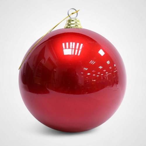 200mm Red Bauble - avail October 2024