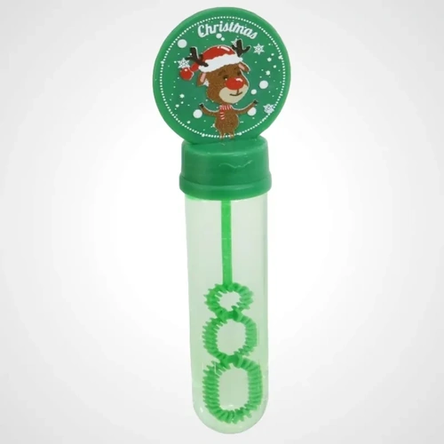 Green Christmas Bubble Wand 