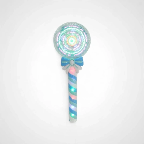 Light Up Blue Lollipop Spinner 