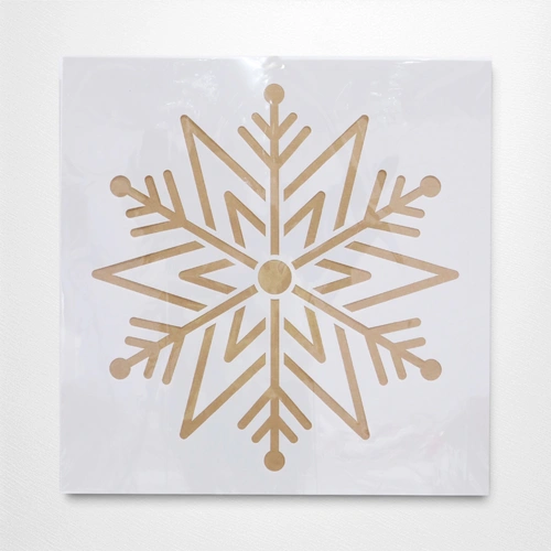Christmas  Snowflake Snow Spray Stencil 