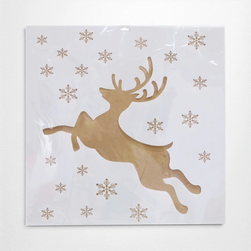 Christmas Reindeer Snow Spray Stencil 