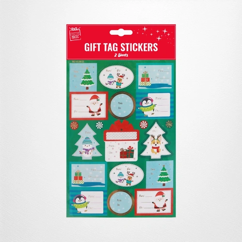 Gift Tag Stickers G  - 2 Sheets