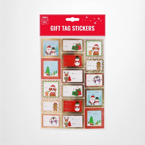 Gift Tag Stickers H - 2 Sheets