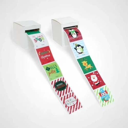 Gift Tag Sticker Roll 80pc