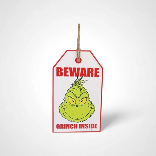 Grinch Inside Door Hanger Sign