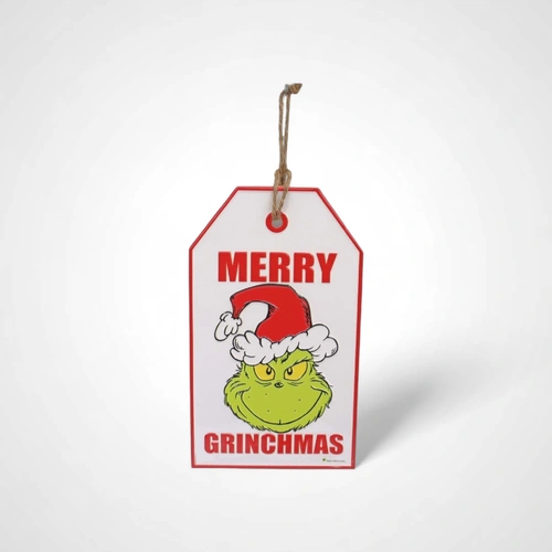 Merry Grinchmas Door Hanger Sign