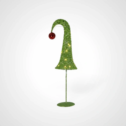LED Mean Green Tinsel Tree - Available October 2025