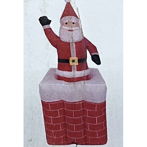 Inflatable Santa Up Down Chimney