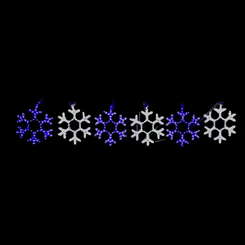6 Snowflakes Rope Light Motif - FREE SHIPPING