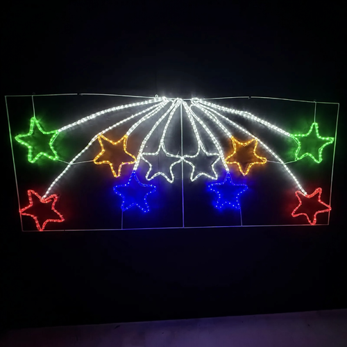 10 Stars Rope Light Motif