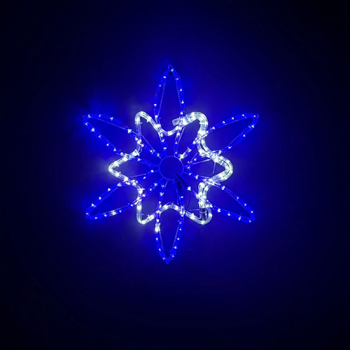64cm White/Blue North Star Motif 