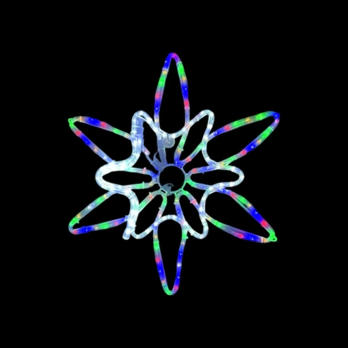 64cm Multi/White North Star Motif 
