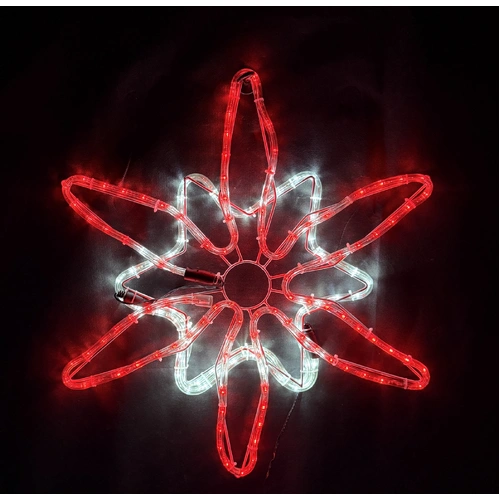64cm Red/White North Star Motif 