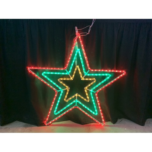 LED 3 layered Star RGY - 70cm