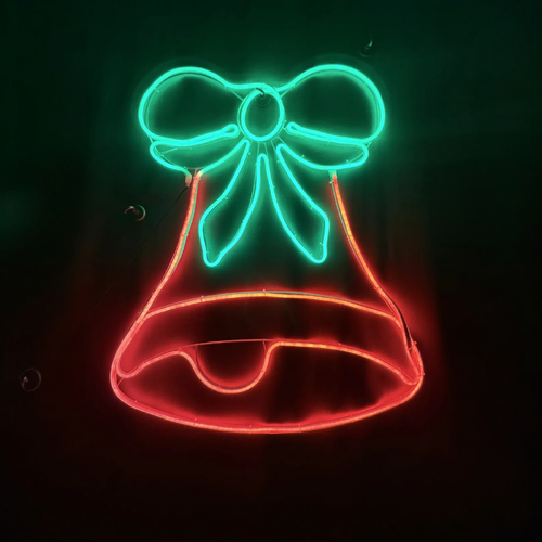 Neon Bell Rope Light Motif 