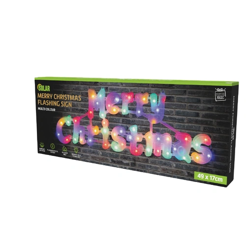 Solar Multi Merry Christmas 